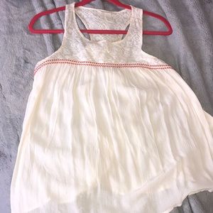 H&M gauzy racer back blouse